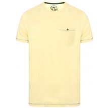 T-Shirts Coco Cotton Jersey Slub T-Shirt with Pocket In Pale Yellow - South Shore / S - Tokyo Laundry