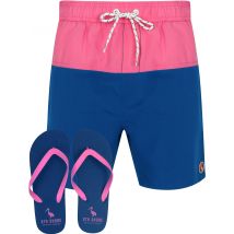 Swim Shorts Keone Swim Shorts With Free Matching Flip Flops In Very Berry - South Shore / S - Tokyo Laundry