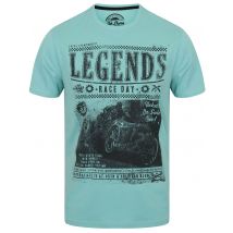 T-Shirts Legends Motif Crew Neck T-Shirt In Nile Blue - South Shore / S - Tokyo Laundry