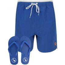 Swim Shorts Marloes Swim Shorts With Free Matching Flip Flops In Sea Surf Blue - South Shore / S - Tokyo Laundry