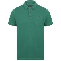 Polo Shirts Plata Cotton Jersey Slub Polo Top In Mallard Green - South Shore / S - Tokyo Laundry