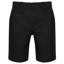 Shorts Scotch Cotton Twill Chino Shorts with Stretch In Jet Black - South Shore / S - Tokyo Laundry