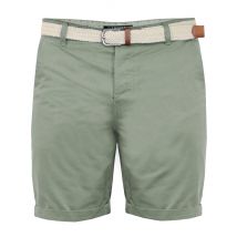 Shorts Theo Basic Chino Shorts with Woven Belt in Mint / 30 - Tokyo Laundry