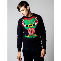 Merry Christmas Oscar knitted Xmas jumper / S - Tokyo Laundry
