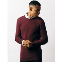 Jumpers Bate Wool Rich Knitted Jumper in Light Oxblood / XXL - Tokyo Laundry