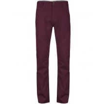 Trousers Flynn Cotton Twill Chino Trousers in Oxblood / 28S - Tokyo Laundry