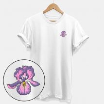 Iris Embroidered T-Shirt (Unisex)