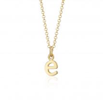 Gold Plated Letter Charm Necklace