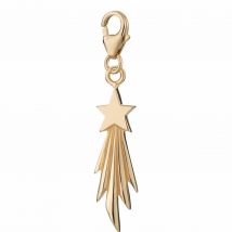 Gold Plated Shooting Star Charm