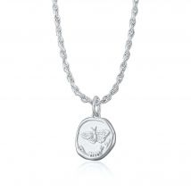 Silver Manifest Necklace