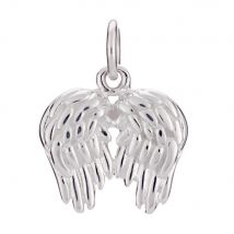 Silver Angel Wings Charm