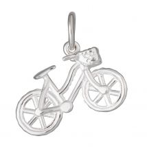 Silver Bicycle Charm