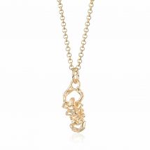 Gold Plated Scorpion Necklace