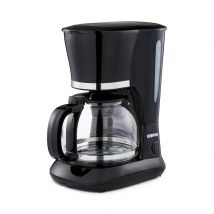 1.5L Black Filter Coffee Machine With Glass Carafe 800W