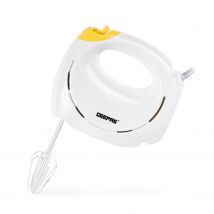 7-Speed White Turbo Hand Mixer With Whisk Attachment