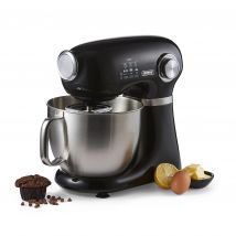 1000W Black Stand Mixer With 5L Bowl - 12-Speed With Beater & Dough Hook