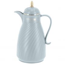 1L Grey Insulated Vacuum Flask Thermos Jug