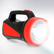 Ultra-Bright Large Black and Red LED Flashlight