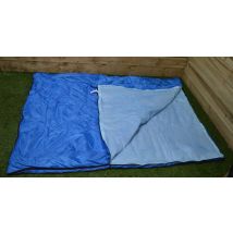 Double / 2 Person Camping Sleeping Bag with Zip & Stuff Sack