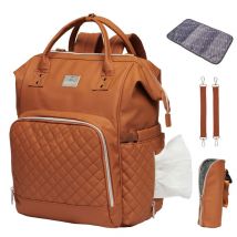 MIMMTI® 2.0 Leren Luiertas, Gezinstas, Reistas