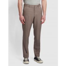 Farah Roachman Flexi Waist Trousers In Beige