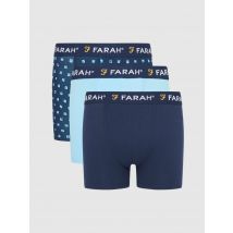 Farah 3 Pack Hannu Boxers In Multi-Coloured