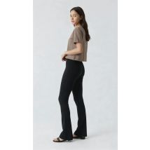 Black Organic Cotton Yoga Leggings