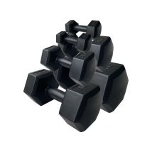 HXGN 12kg Hex Dumbbell Set