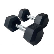 HXGN Pro Hex Dumbbells 2 x 10kg
