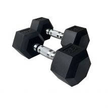 HXGN Pro Hex Dumbbells 2 x 7.5kg