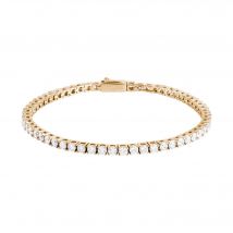 Bransoletka Tennis 3mm Złoto