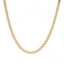 Łańcuch Miami Cuban Link 4mm Złoto