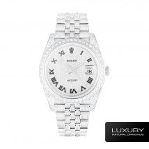 Diamentowy Zegarek Rolex Datejust 41mm Iced Out