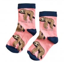 Save the Sloths Bamboo Socks for Kids | Age 3-5yrs | UK Size Kids 6-9