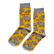 Save the Rhinos Bamboo Socks | UK Adult 4-7