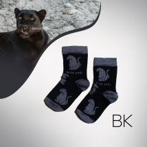 Save the Black Panthers Bamboo Socks for Kids | Age 6-8yrs | UK Size Kids 9-12