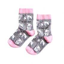 Save the Rabbits Bamboo Socks for Kids | Age 6-8yrs | UK Size Kids 9-12
