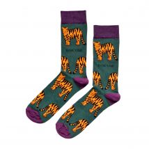 Save the Tigers Bamboo Socks | UK Adult 7-11