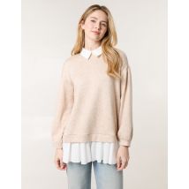 2in1 Cut & Sew Sweater - M/L / OATMEAL