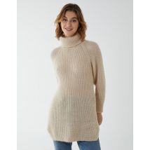Knitted Roll Neck - ONE / BEIGE