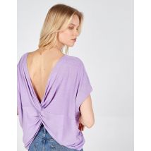 Knot Back Top - S/M / Lilac