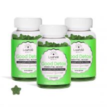 Good Detox - Détoxification de l'organisme - 1 Cure de 3 mois - Gummies - Compléments alimentaires fabriqués en France - Lashilé Beauty