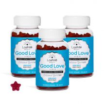 Good Love Men - Boost libido Homme - 1 cure de 3 mois - Gummies - Compléments alimentaires vegan fabriqué en France - Lashilé Beauty