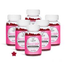 Good Skin Vitamins anti-rides - Anti-âge et peau sublimée - 1 Cure de 6 mois - Gummies - Compléments alimentaires fabriqués en France
