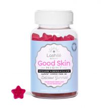 Good Skin Night - Une peau revitalisé durant le sommeil - 1 cure de 1 mois - Gummies - Compléments alimentaires fabriqué en France - Lashilé Beauty
