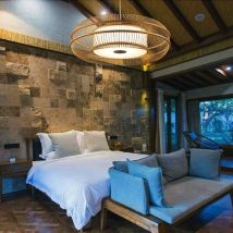 Lightsin LED Bamboo Pendant Light Drum-Shaped 45/60/70/80 Dia