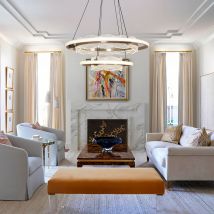Lightsin Modern Ceiling Pendant Light with Aluminum and Acrylic Design