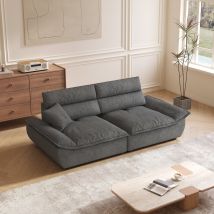 Cottonfy Adjustable Backrest Sailboat  Corduroy Sofa Green