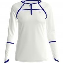 Womens Mesh Insert Raglan Tennis T-Shirt In White