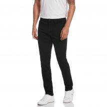 Dyed Stretch Denim Trousers In Grey